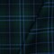Blue-Green-Multi Poly Wool Plaid Check Shirting Woven Fabric By the Yard